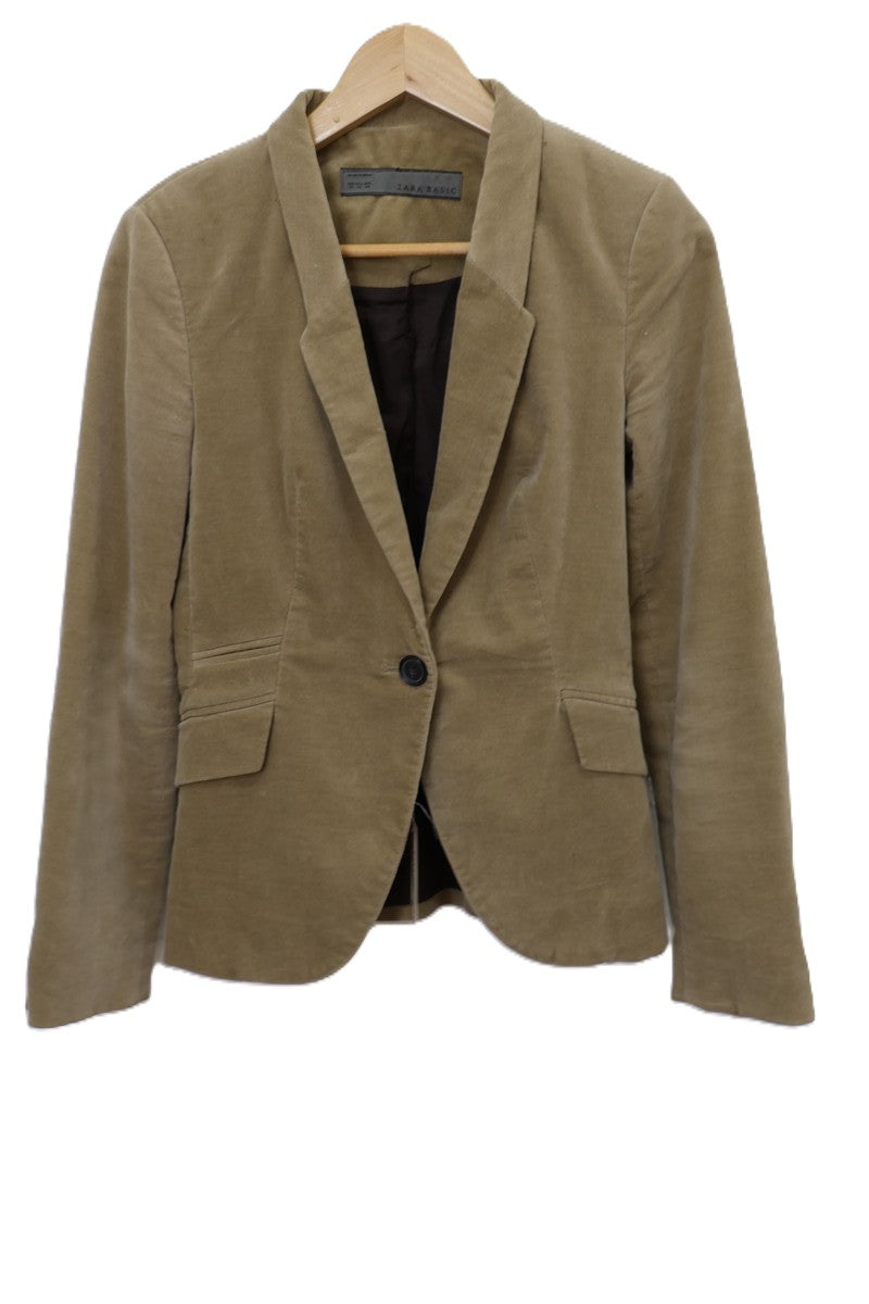 גקט זמש ZARA בחום - XS