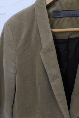 גקט זמש ZARA בחום - XS