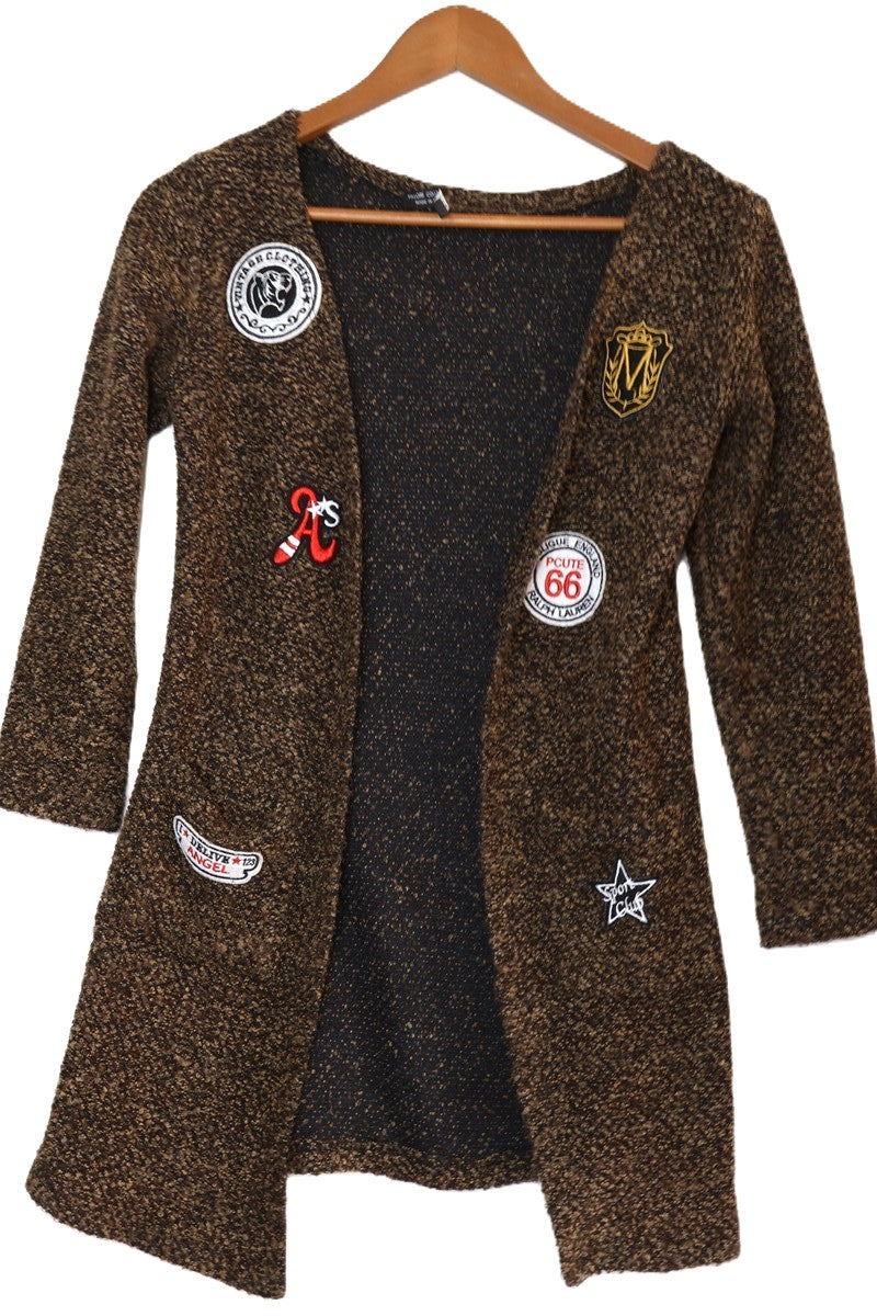 עליונית פאצים בחום- XS-S