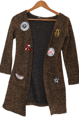 עליונית פאצים בחום- XS-S