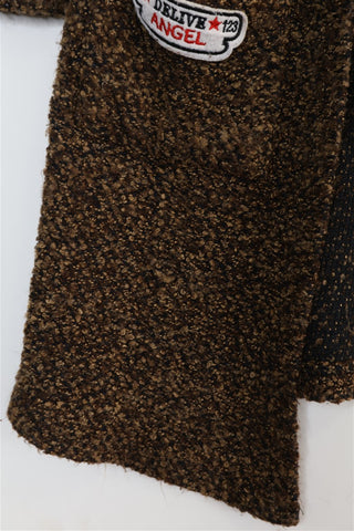 עליונית פאצים בחום- XS-S