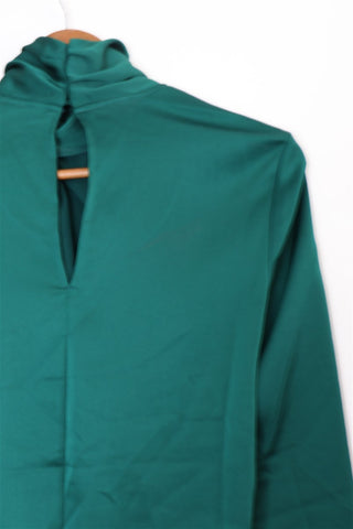 חולצה חדשה סטן בירוק עם טוויסט -XS-S