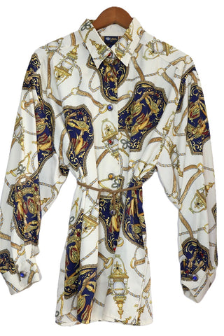 חולצת וינטיג בסטייל וארסצ'ה-XL-XXL