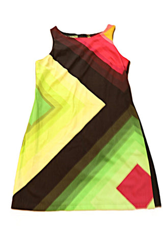 שמלת מיני DESIGUAL צבעונית- L