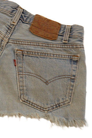 חצאית ג'ינס מיני בכחול תכלת - XXS-XS