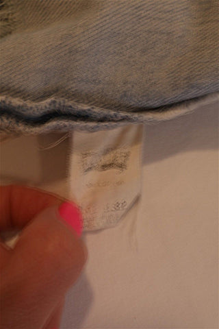 חצאית ג'ינס מיני בכחול תכלת - XXS-XS