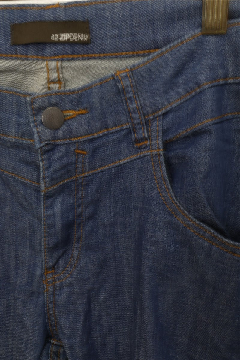 מכנסי ג'ינס וינטיג ישרים בכחול - L-XL, תמונה 5