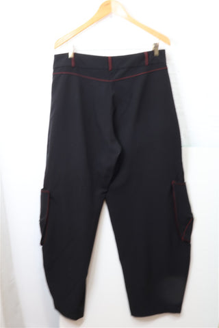 מכנסי בד HAGARA בשחור - L-XL