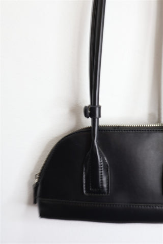 תיק צד דמוי עור בשחור - OS