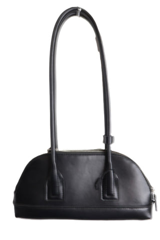 תיק צד דמוי עור בשחור - OS