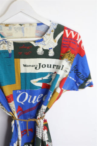 חולצת טי שרט וינטיג צבעונית - L-XXL