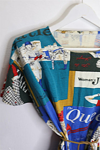 חולצת טי שרט וינטיג צבעונית - L-XXL