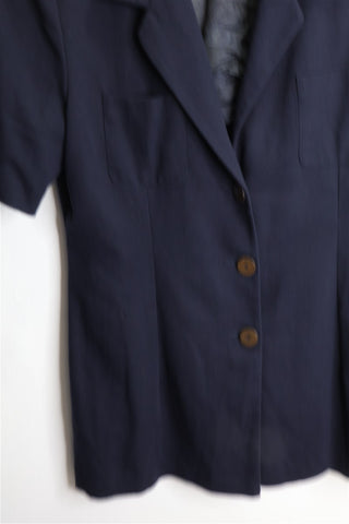 ג'קט וינטיג  CASTRO קצר בכחול - M