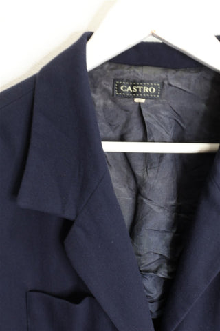 ג'קט וינטיג  CASTRO קצר בכחול - M