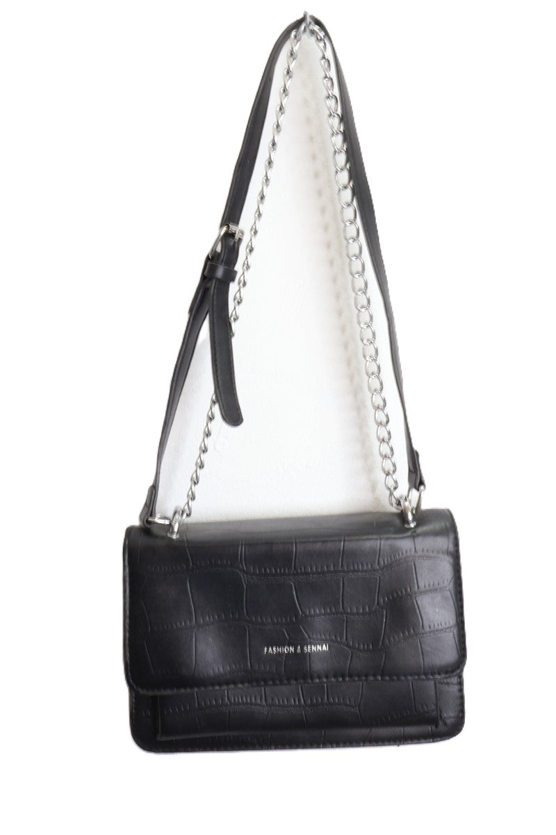 תיק צד מלבני בשחור - OS