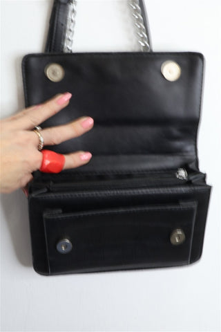 תיק צד מלבני בשחור - OS