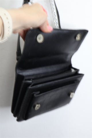 תיק צד מלבני בשחור - OS