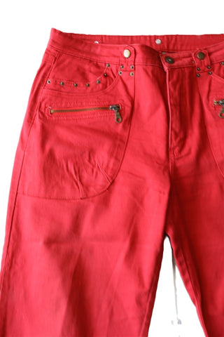 גינס 7/8 באדום בורדו- XL