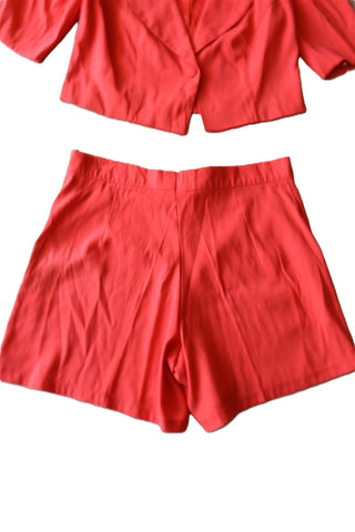 מכנסי ברמודה וינטיג בורוד מנצנץ- L