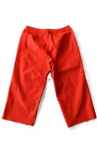 מכנסי ג'ינס מתרחבים ב אדום - XL-XXL