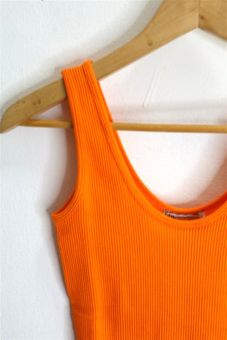 בגד גוף  ZARA בכתום נאון - XS-M