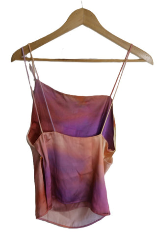 גופיית סטן ZARA אומברה ורוד סגול - XS-M