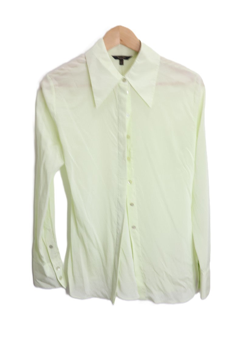 חולצת רטרו MASSIMO DUTTI בירוק מרווה - S-M