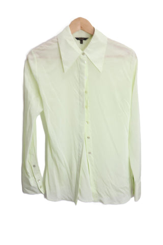 חולצת רטרו MASSIMO DUTTI בירוק מרווה - S-M
