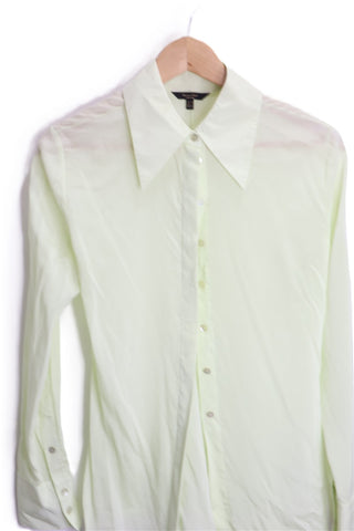 חולצת רטרו MASSIMO DUTTI בירוק מרווה - S-M