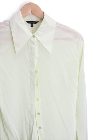 חולצת רטרו MASSIMO DUTTI בירוק מרווה - S-M