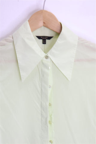 חולצת רטרו MASSIMO DUTTI בירוק מרווה - S-M