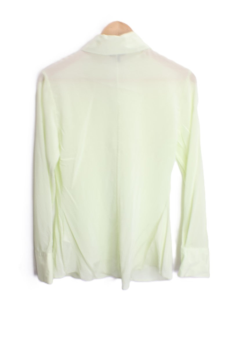חולצת רטרו MASSIMO DUTTI בירוק מרווה - S-M, תמונה 5
