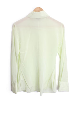 חולצת רטרו MASSIMO DUTTI בירוק מרווה - S-M