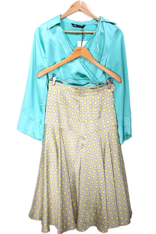 חצאית וינטיג סטאן מנוקדת בסטאן- S