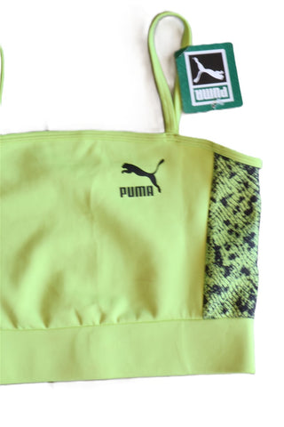 טופ ספורטיבי PUMA בירוק נאון - S