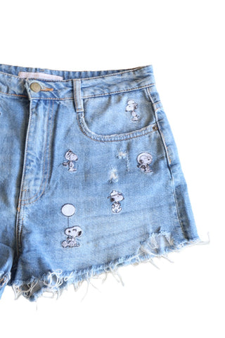 שורט ג'ינס סנופי  ZARA בכחול - S-M