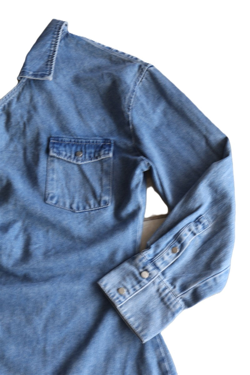 שמלת ג'ינס כתף אחת - S, תמונה 3