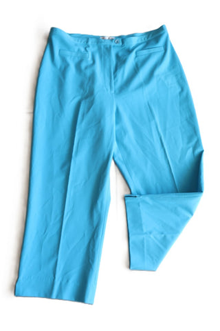 מכנסי וינטיג ישרים טורקיז- L-XL