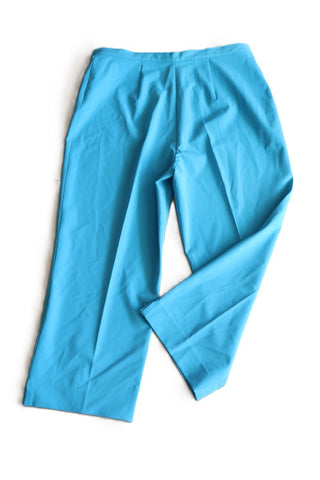 מכנסי וינטיג ישרים טורקיז- L-XL