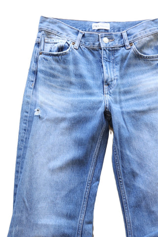 מכנסי ג'ינס פדלפון ZARA בכחול - XS-S