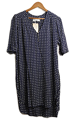 שמלה SABINA MUSAYEV נשפכת בכחול - M-XL