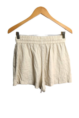 מכנסי שורט קזואל ZARA בפשתן - XS-S