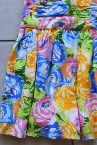 שמלה קייצית ZARA וצבעונית - XS-S