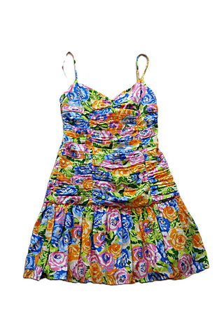 שמלה קייצית ZARA וצבעונית - XS-S