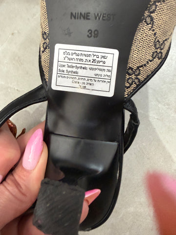 נעלי עקב NINE WEST שפיציות - מידה 39