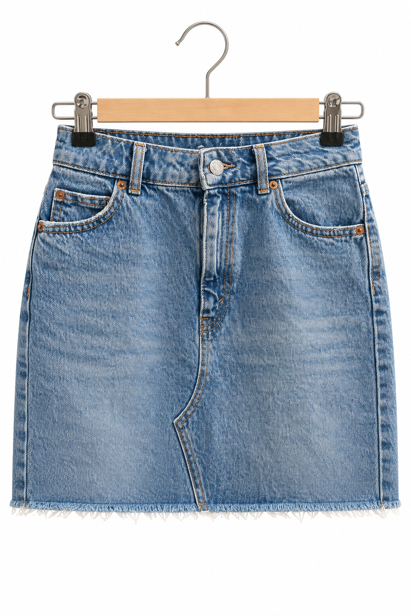 חצאית גינס TOP SHOP בכחול- XS
