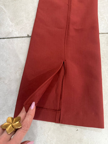 מכנסי פלדפון אלגנטים ZARA בחום- L