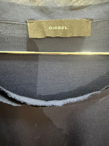 שמלה נשפכת DIESEL בכחול כהה - M-XL