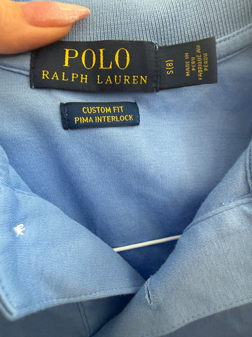 חולצת פולו RALPH LAUREN בתכלת- XS-S