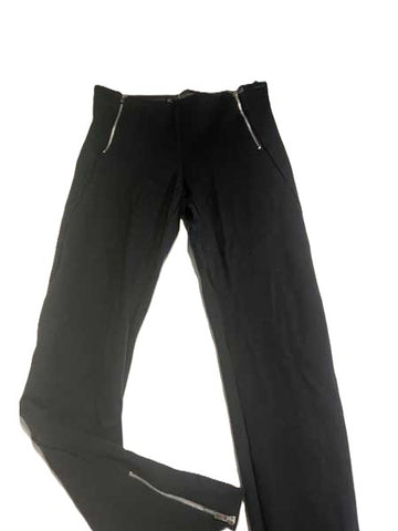 בשחור ZARA טייץ רוכסנים - M